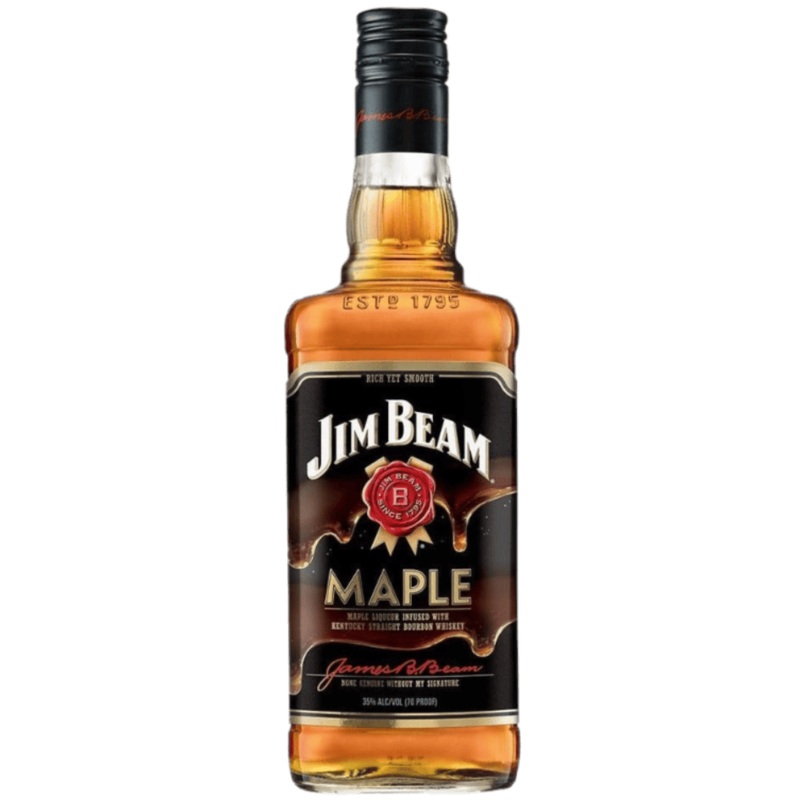 Jim Beam Maple Liqueur with Kentucky Straight Bourbon Whiskey - 750ML