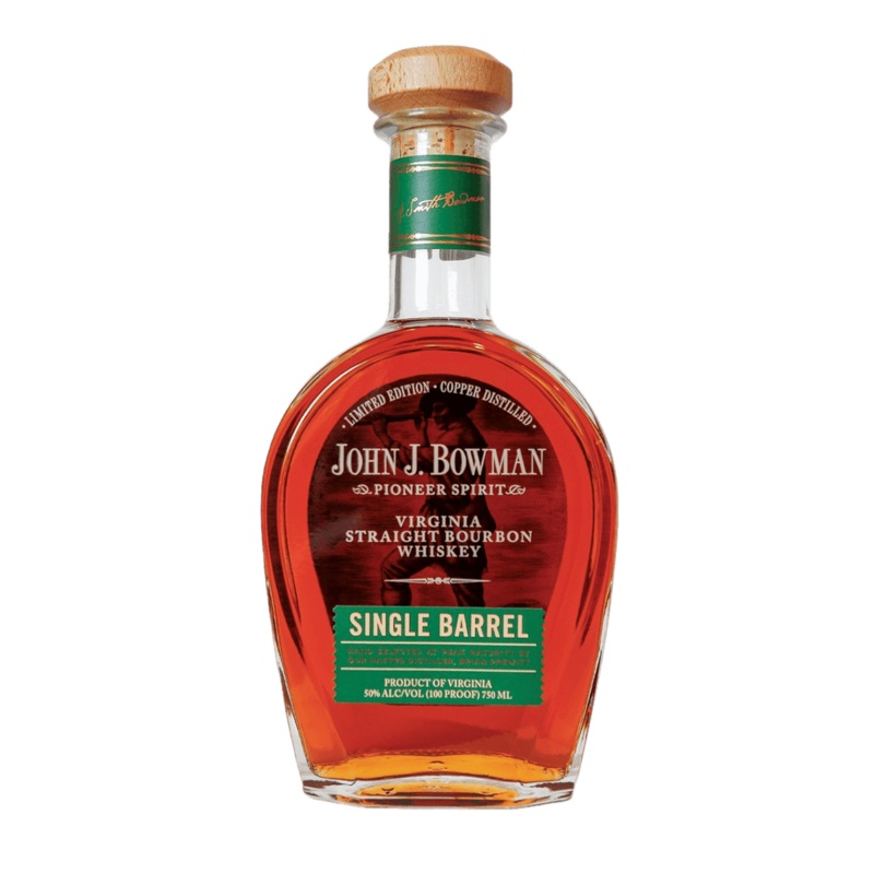 John J. Bowman "Pioneer Spirit" Single Barrel Bourbon Whiskey - 750ML
