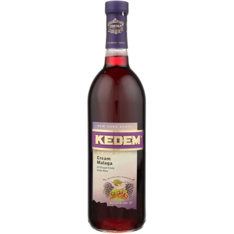 Kedem Cream Malaga Wine New York- 750ML