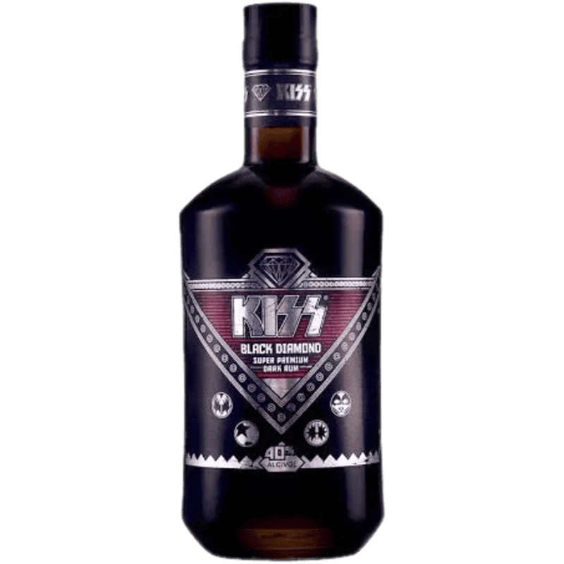 KISS Black Diamond Premium Rum - 750ML