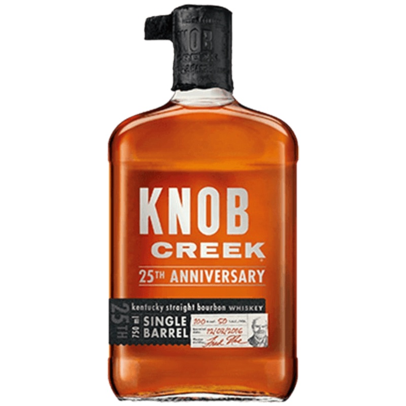 Knob Creek 25th Anniversary Single Barrel 124 Proof Kentucky Straight Bourbon Whiskey - 750ML