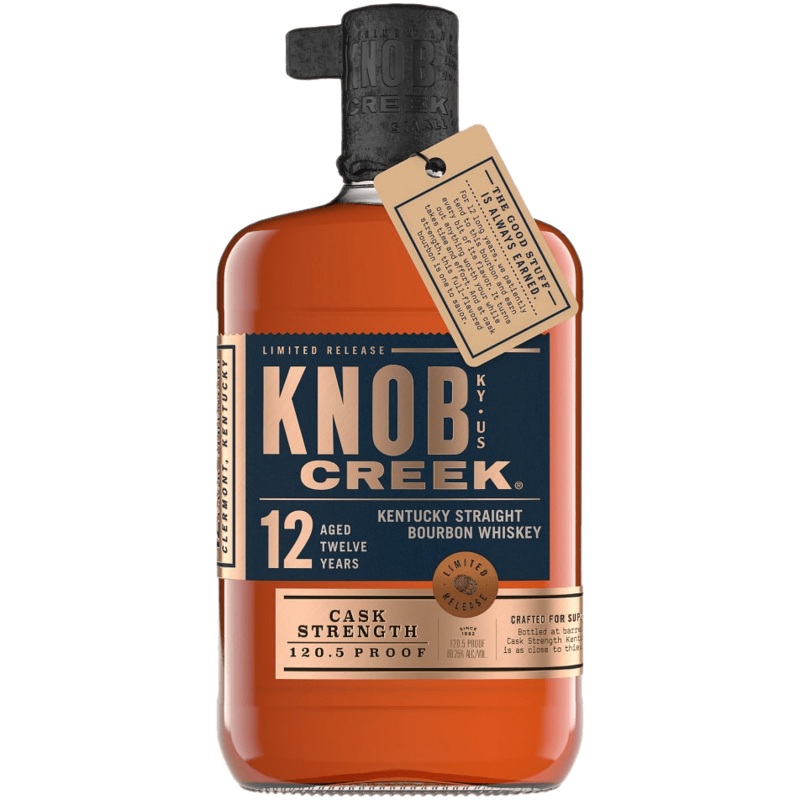 Knob Creek Limited Edition 12 Year Old Cask Strength 120 Proof Kentucky Straight Bourbon Whiskey - 750ML
