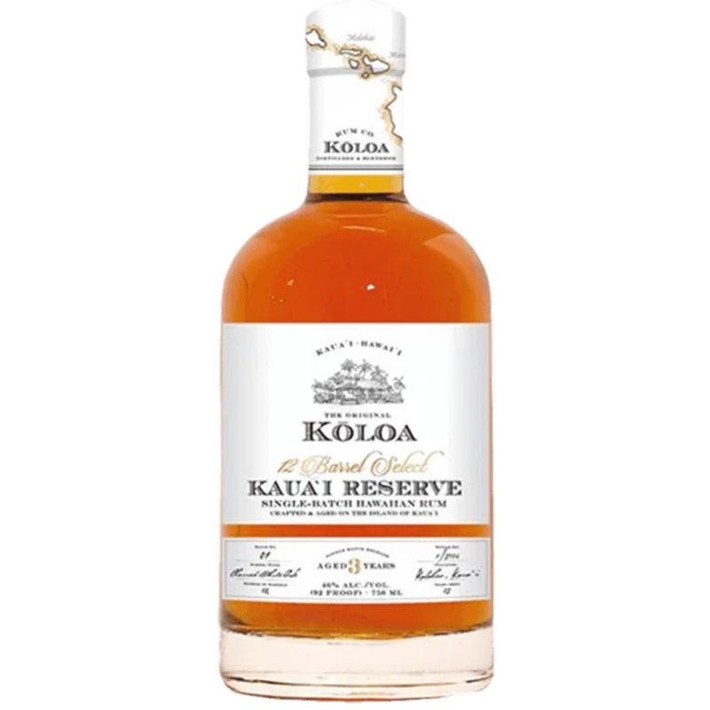 Koloa 12 Barrel Select Kauai Reserve Aged Hawaiian Rum - 750ML