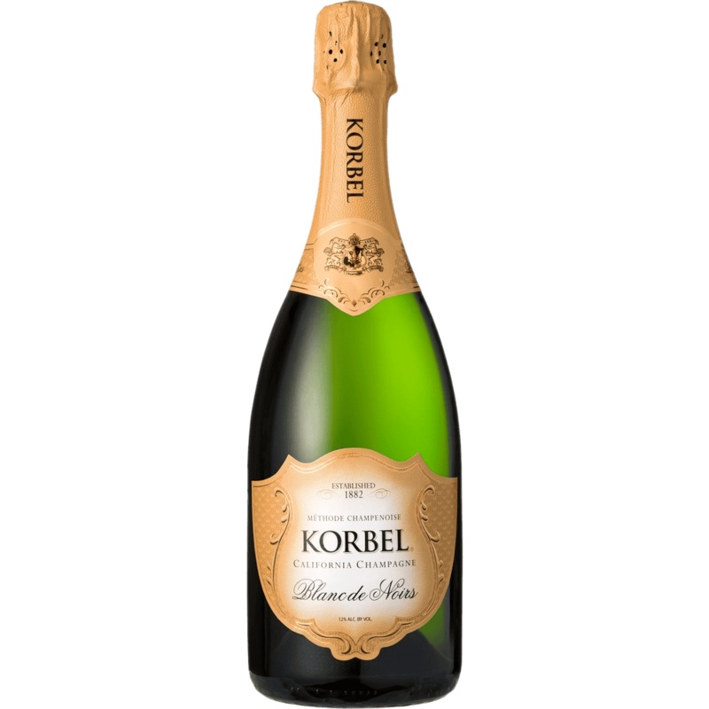 Korbel Sparkling California Blanc De Noir Champagne - 750ML