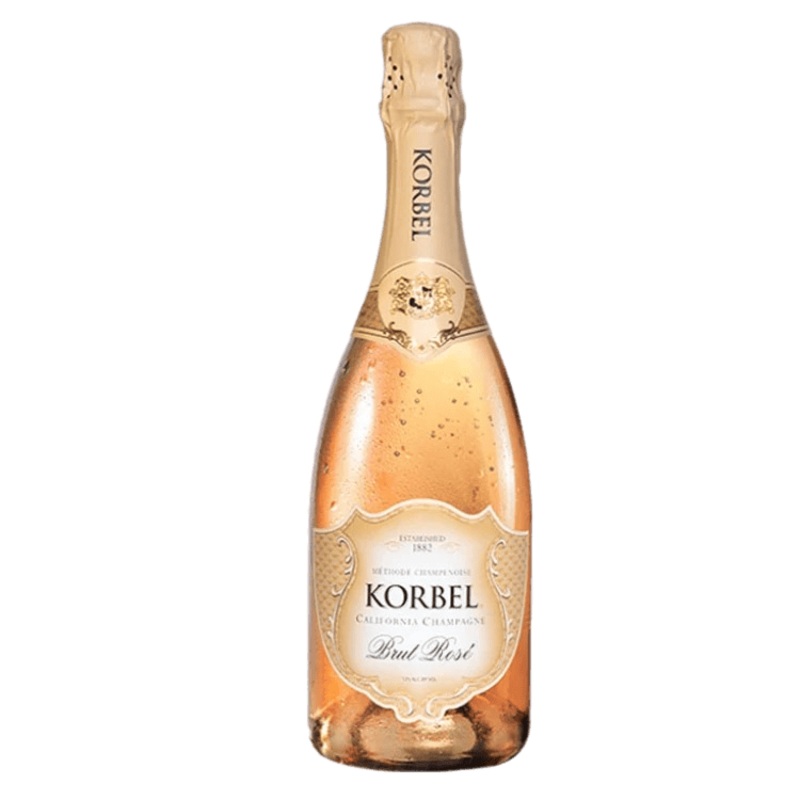 Korbel Sparkling California Champagne Brut Rose - 750ML