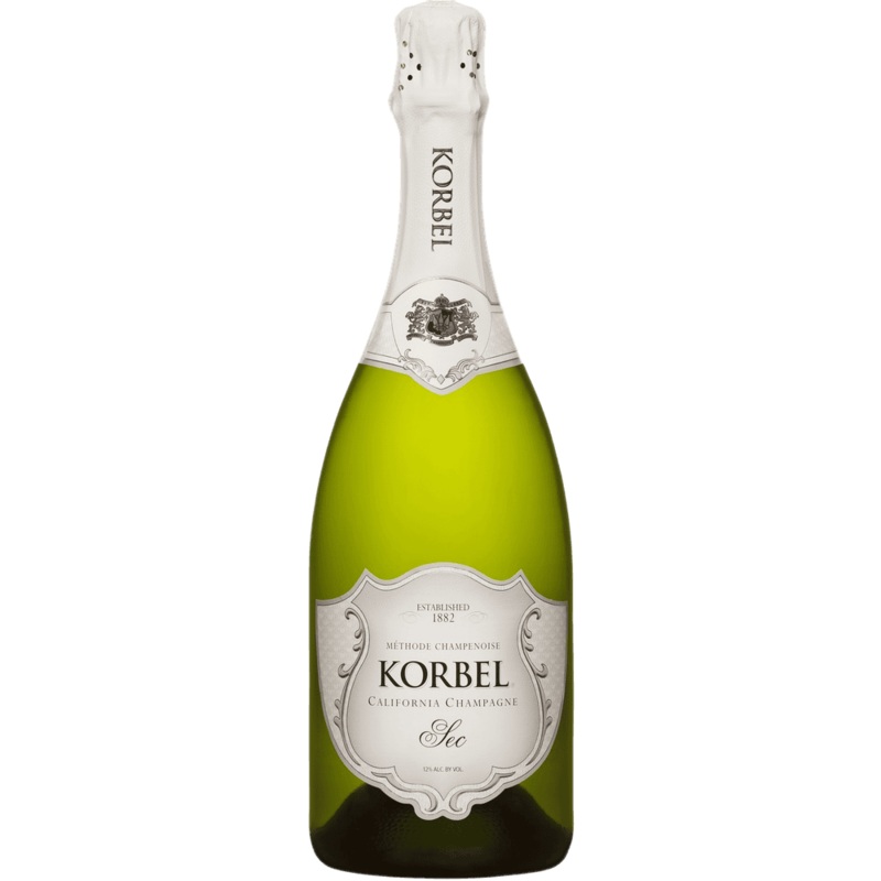 Korbel Sparkling California Sec Sparkling Champagne - 750ML