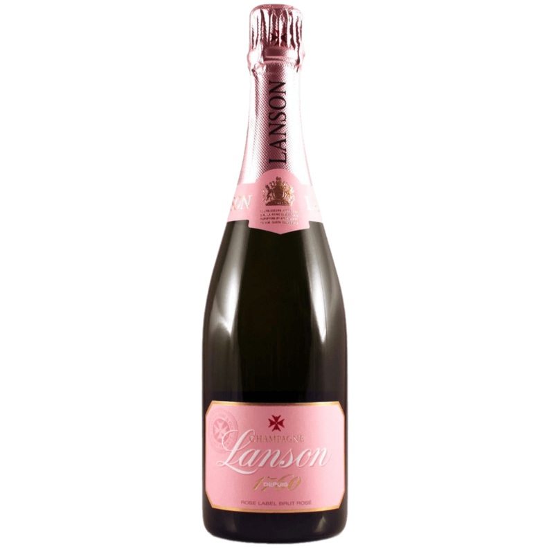Lanson Champagne Brut Rose Rose Label - 750ML