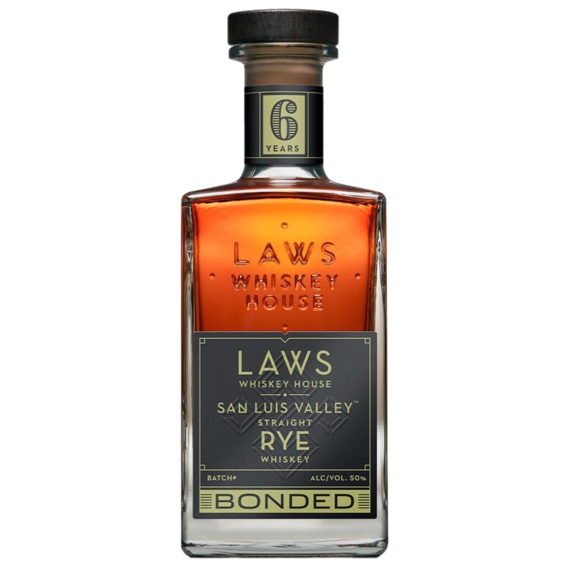 Laws San Luis Valley Straight Rye Bottled In Bond 6 Years - 750ML