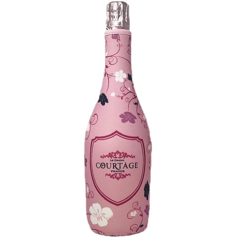 Le Grand Courtage Rose Neoprene Sleeve - 750ML