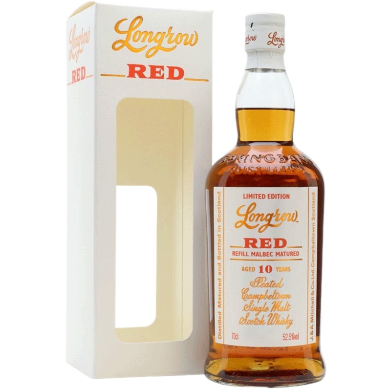 Longrow Red 10 Year Old Refill Malbec Finish Scotch Whisky - 750ML