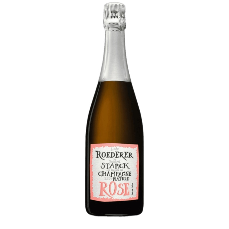 Louis Roederer Champagne Brut Nature Rose Louis Roederer Et Philippe Starck - 750ML