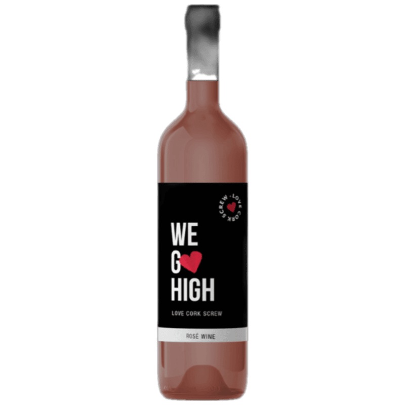 Love Cork Screw We Go High Rose - 750ml