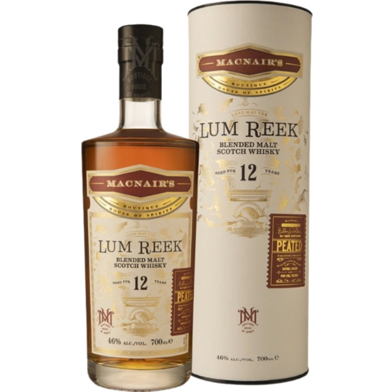 MacNair's Lum Reek 12 Year Old Peated Scotch Whisky - 750ML