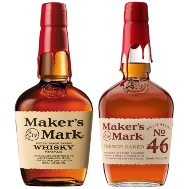 Maker's Mark Bourbon & Maker's Mark 46 Bundle - 750ML