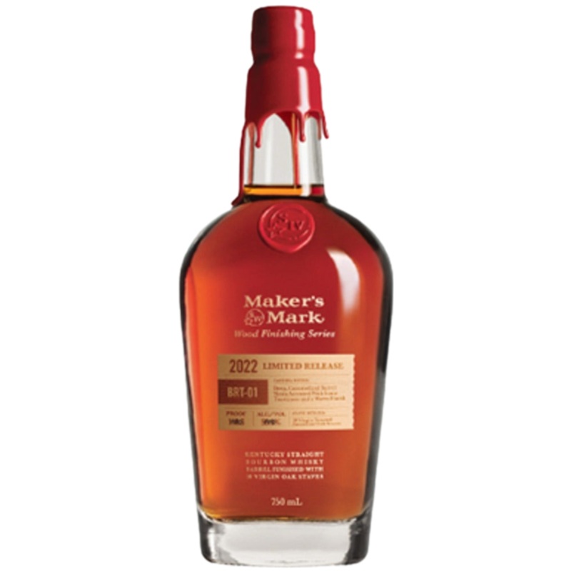 Makers Mark Wood Finishing Series 2022 Release BRT-01 - 750ML