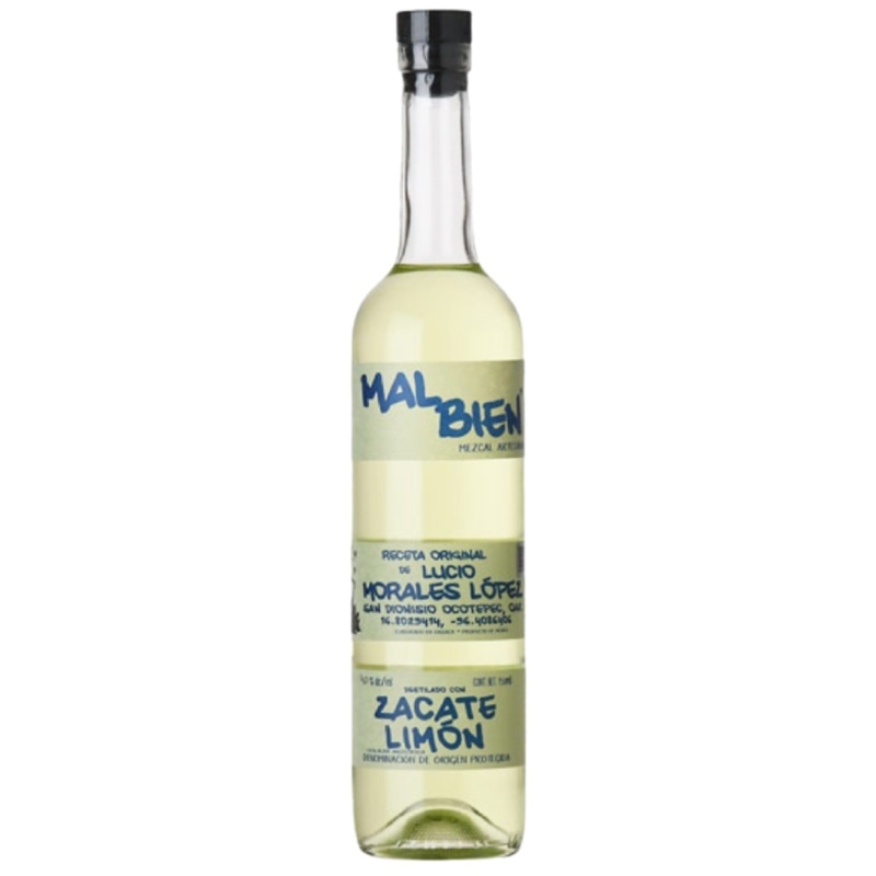 Mal Bien Zacate Limon Mezcal - 750ML