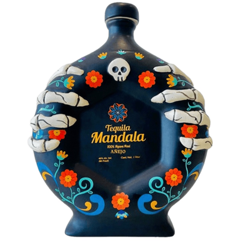 Mandala Limited Edition Ceramic Dia de los Muertos Anejo Tequila 2022 - 750ML