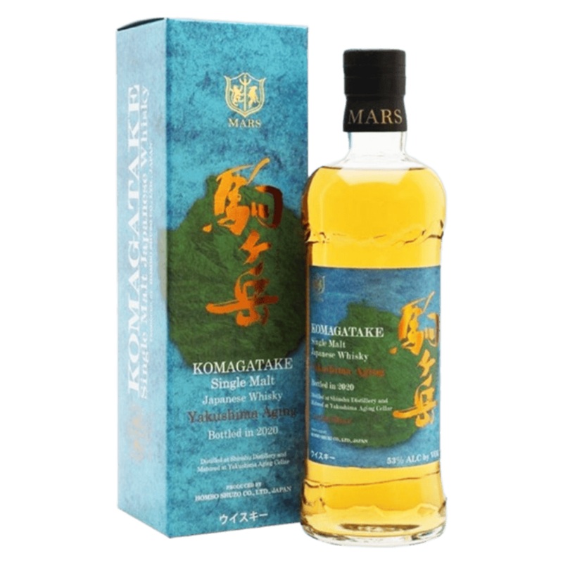Mars Komagatake Single Malt Japanese Whisky Yakushima Aging Bottled in 2021 - 750ML