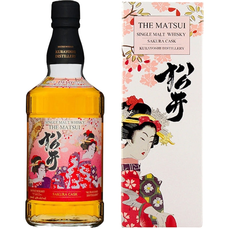 Matsui Sakura Cask Single Malt Japanese Whisky - 750ML