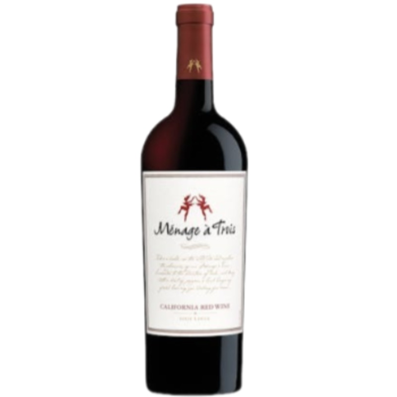 Menage A Trois California Variety 3 Pack - 750ML Shipper