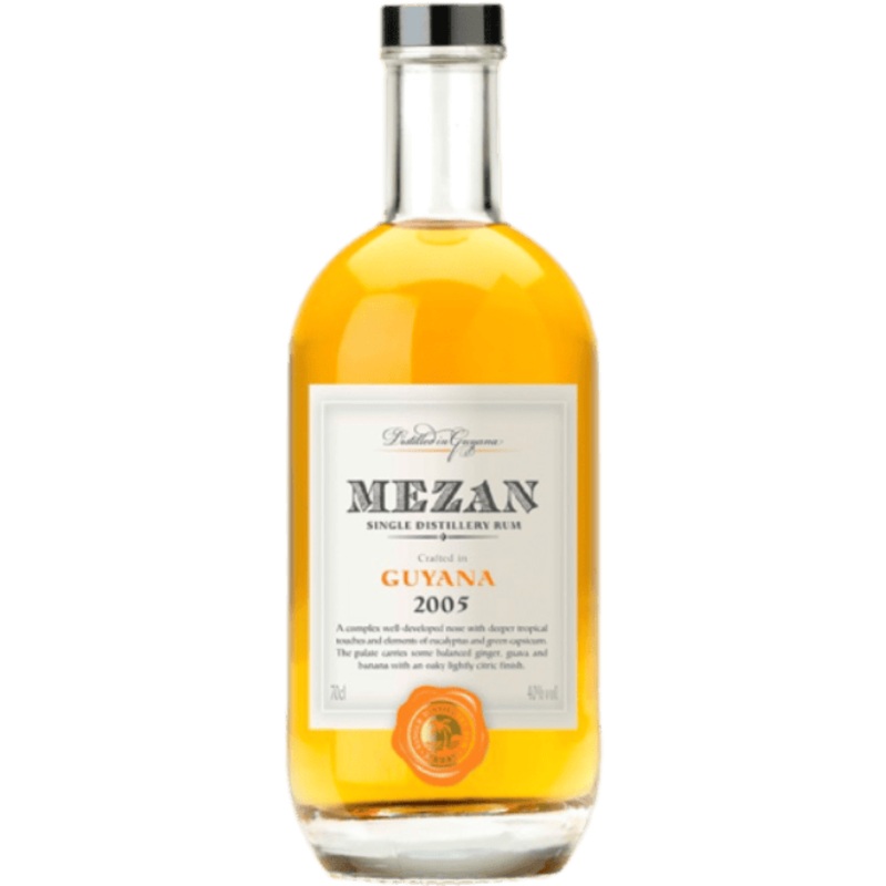 Mezan Single Distillery Rum Guyana 2005 - 750ML