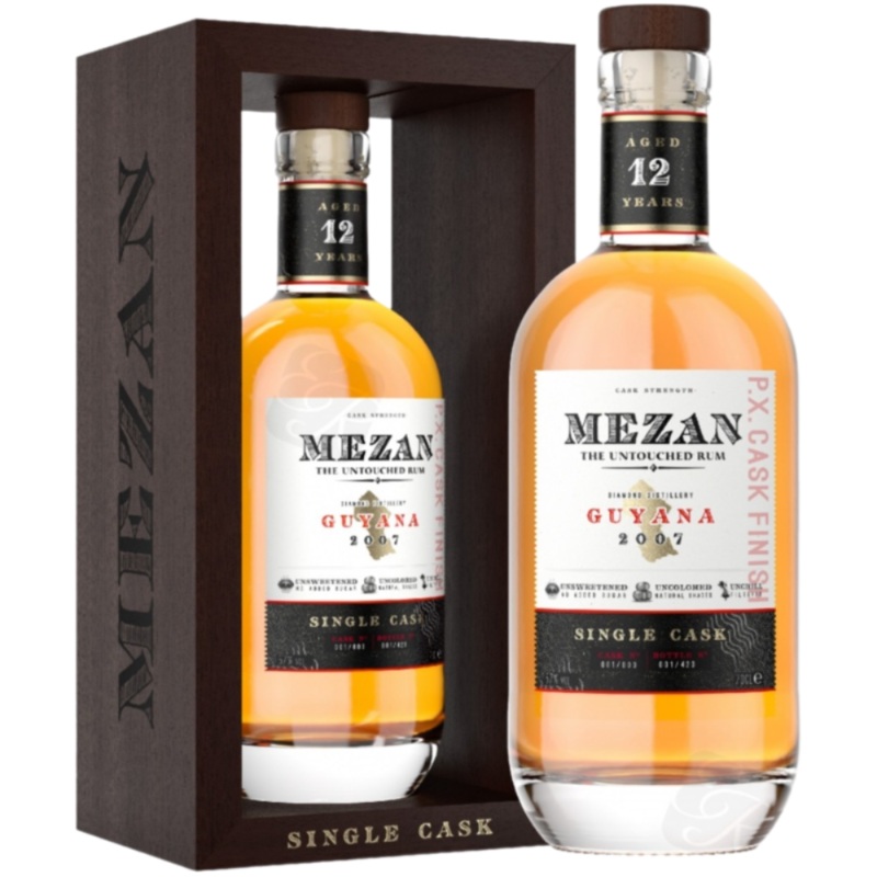 Mezan Single Distillery Rum Guyana 2007 - 750ML