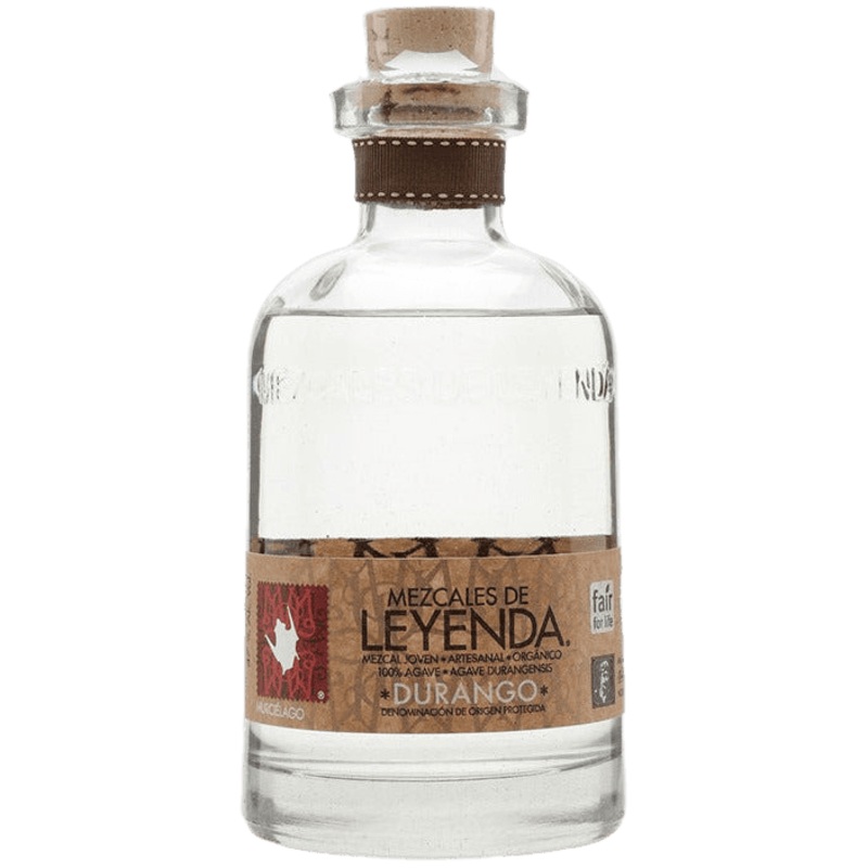 Mezcales De Leyendas Durango Maguey Cenizo Blanco Mezcal Artesanal 100% Agave - 750ML