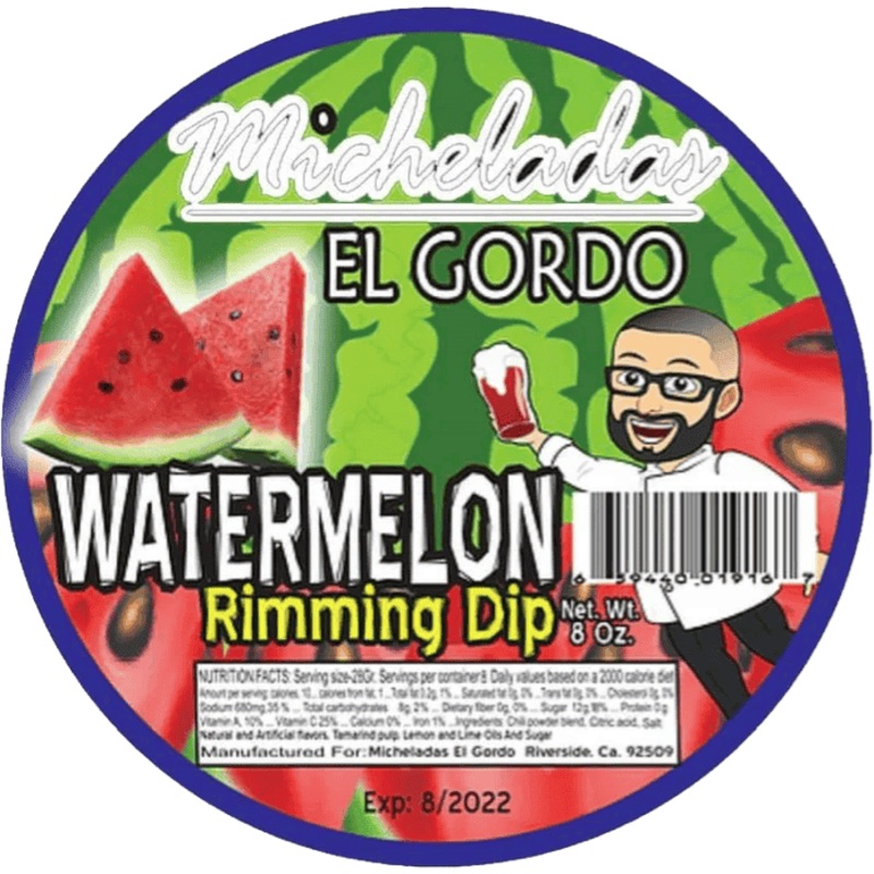 Micheladas El Gordo Watermelon Rimming Dip Chamoy - 750ML