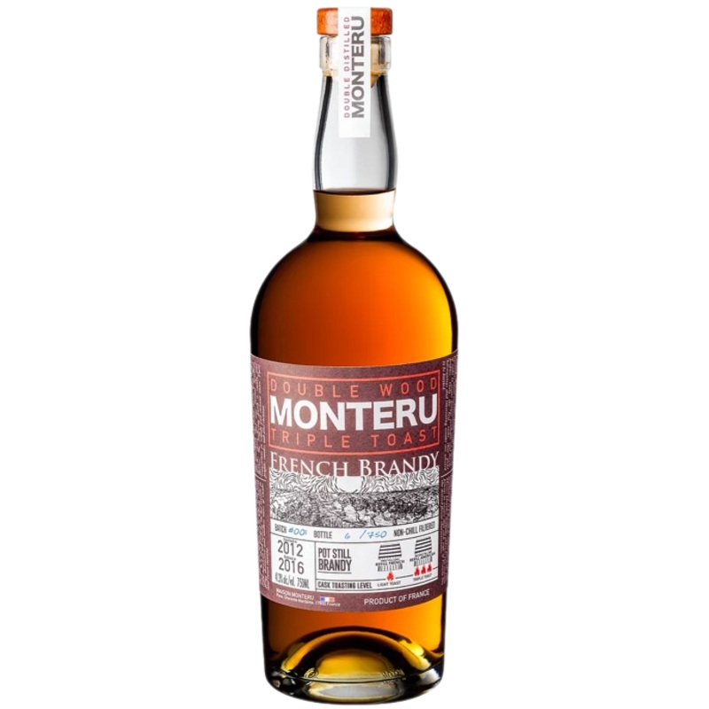 Monteru Rare Cask Pot Still Sherry Cask Finished French Brandy - 750ML