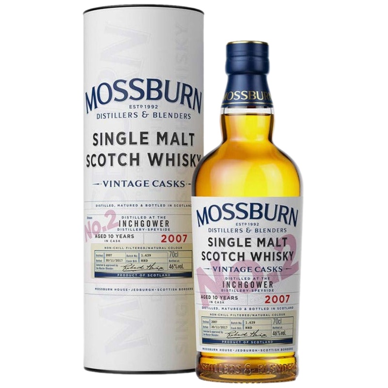 Mossburn Single Malt Scotch Inchgower Distillery Vintage Casks No. 2 10 Yr - 750ML