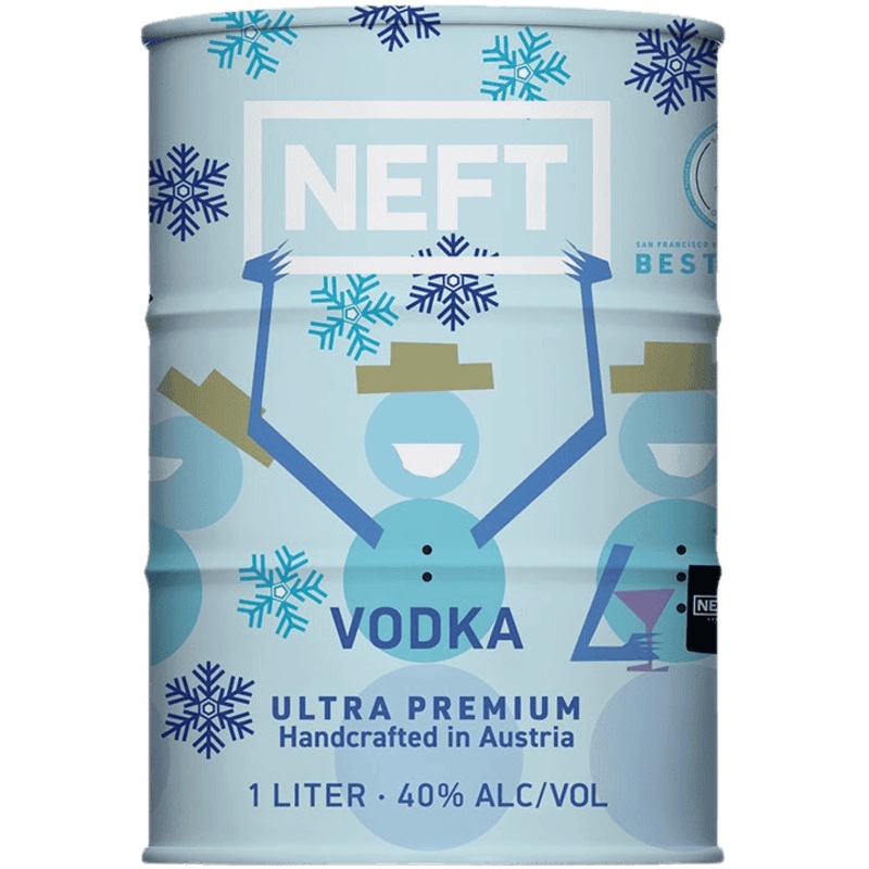 NEFT Vodka Holiday Barrel - 1L