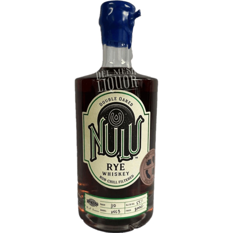 Nulu Double Oaked Rye Whiskey Batch WC3 'West Coast Exclusive' - 750ML