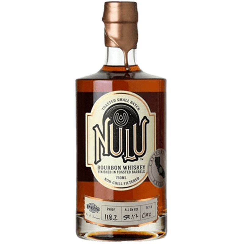 Nulu Toasted Barrel 'California Exclusive' Single Barrel Select Bourbon Whiskey Batch CA2 - 750ML