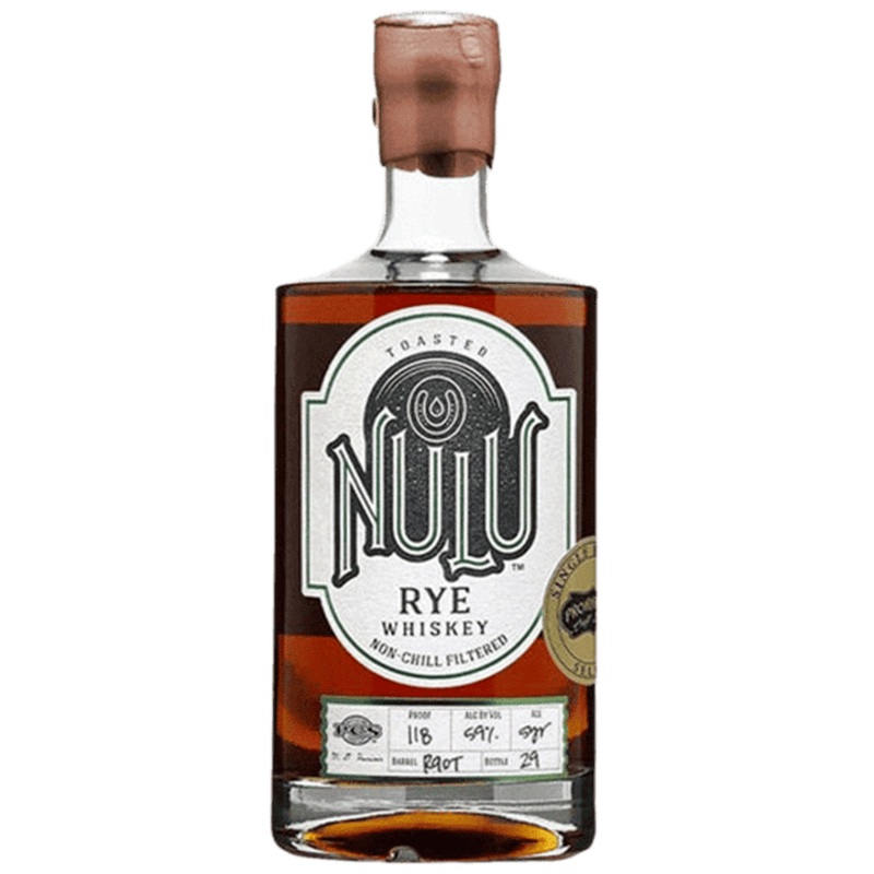 Nulu Toasted Barrel 'Prohibition Craft Spirits' 5 Year Old Single Barrel Select Rye Whiskey - 750ML