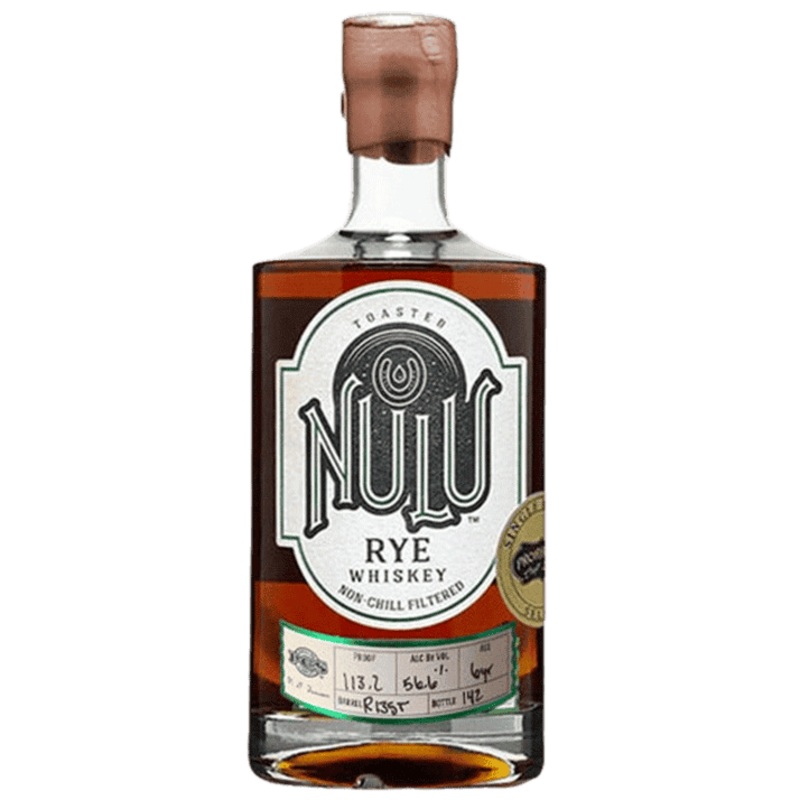 Nulu Toasted Barrel 'Prohibition Craft Spirits' 6 Year Old Single Barrel Select Rye Whiskey - 750ML