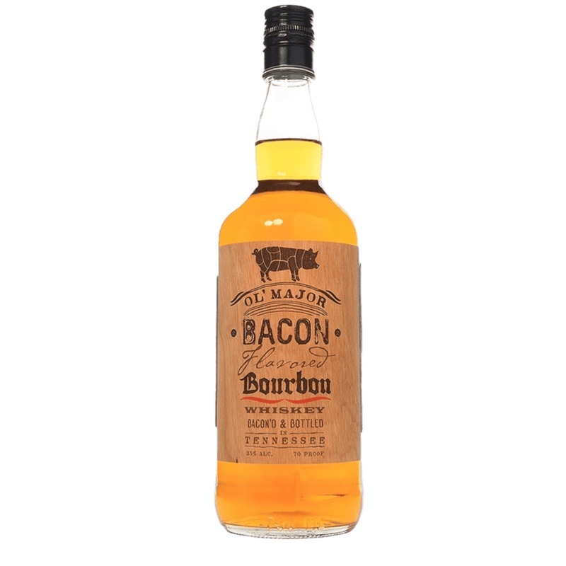 Ol Major bacon Flavored Bourbon - 750ML