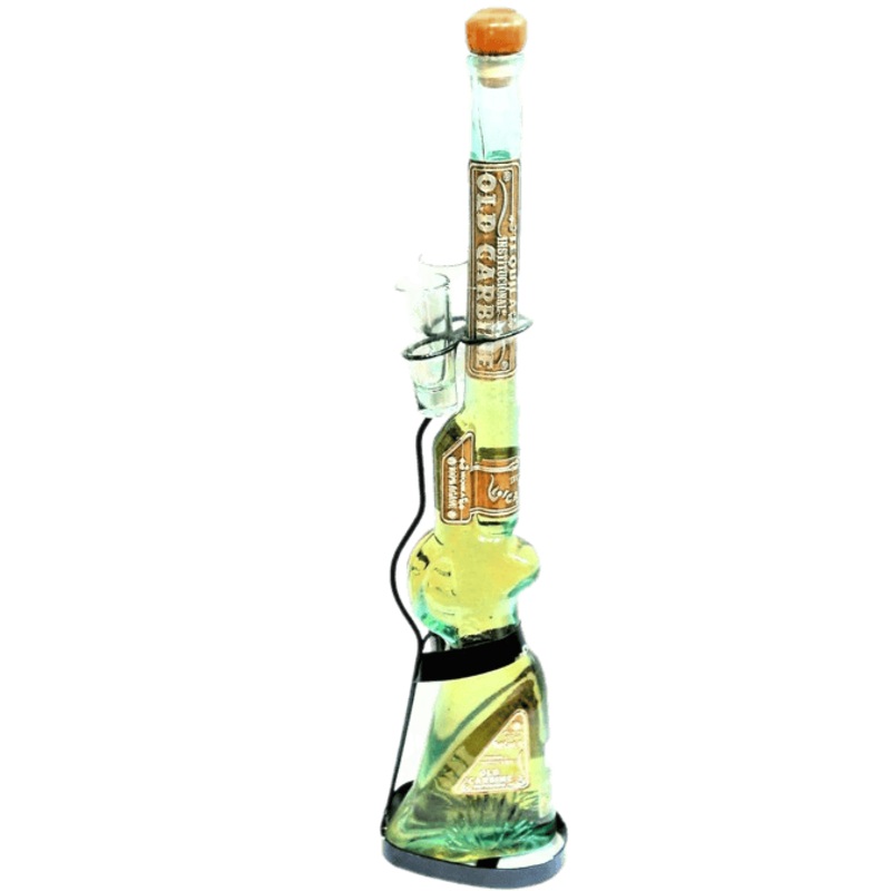 Old Carbine Reposado Rifle with 2 shot glasses Tequila - 750ML