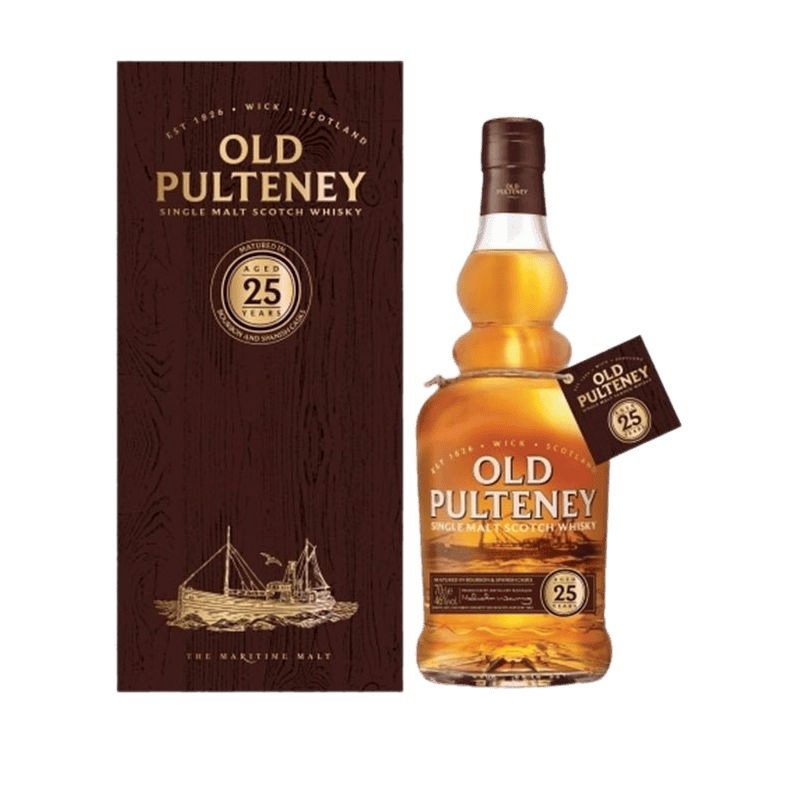 Old Pulteney 25 Year Single Malt Scotch Whisky - 750ML