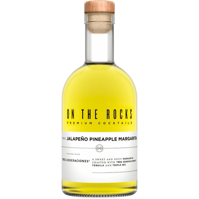 On The Rocks Tres Generaciones Jalapeno Pineapple Margarita Ready to Drink Cocktail - 750ML