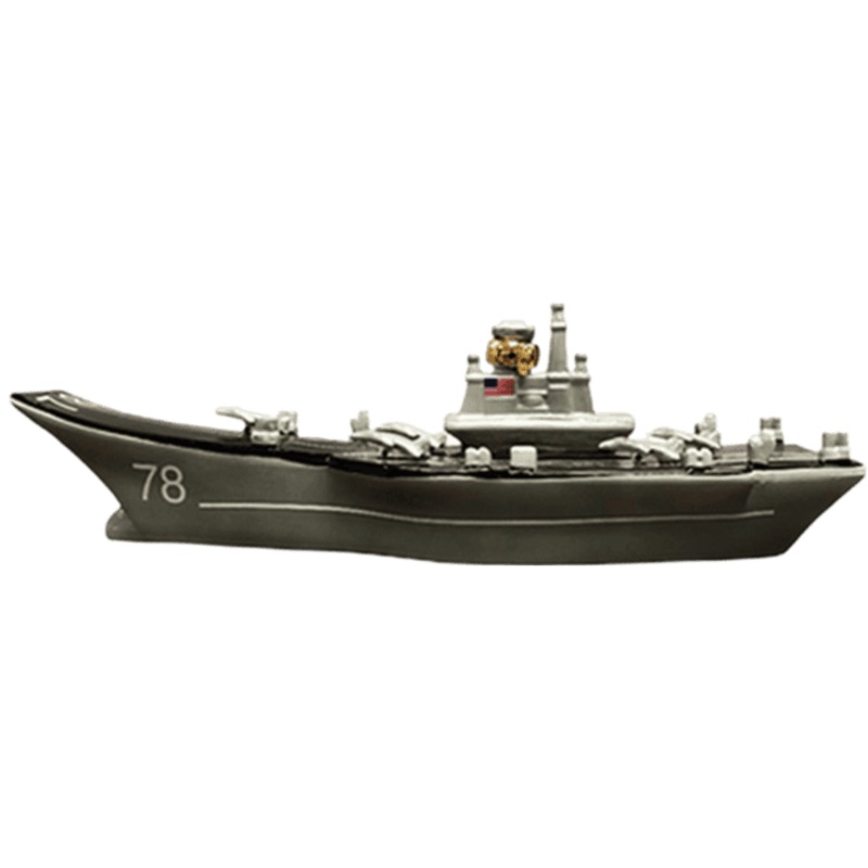 Open Sea Aircraft Carrier Ceramic Bourbon Bottle - 1.75L
