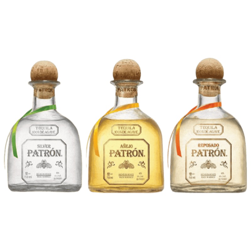 Patron Blanco, Reposado & Anejo Tequila - 750ML