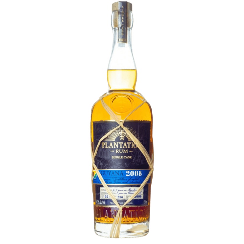 Plantation Aged Rum Single Cask Zebra Cask 2008 Guyana - 750ML