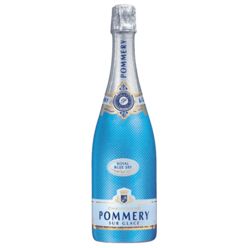 Pommery Champagne Dry Royal Blue Sky Sur Glace - 750ML
