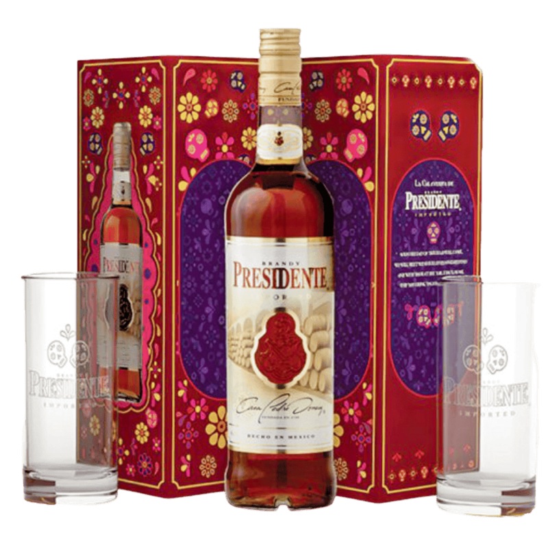 Presidente Brandy Day Of The Dead Gift Set (Limited Edition) - 750ML