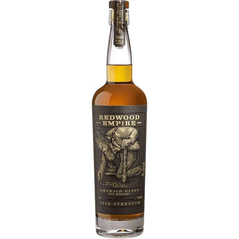Redwood Empire Cask Strength Emerald Giant Rye Whiskey - 750ML