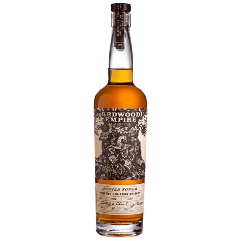 Redwood Empire Devils Tower High Rye Bourbon - 750ML