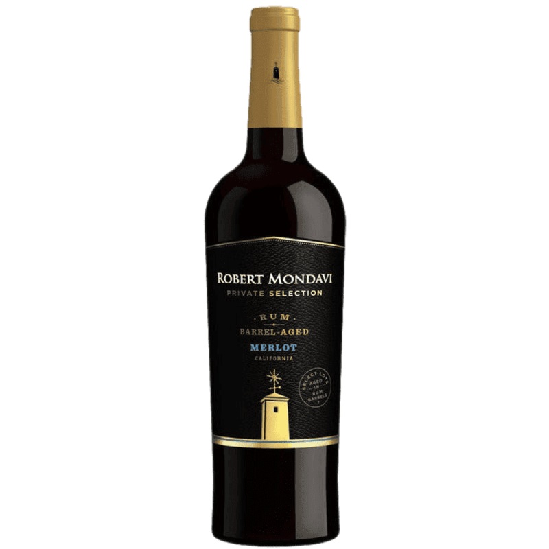 Robert Mondavi Private Selection Merlot Aged In Rum Barrels Monterey County - 750ML