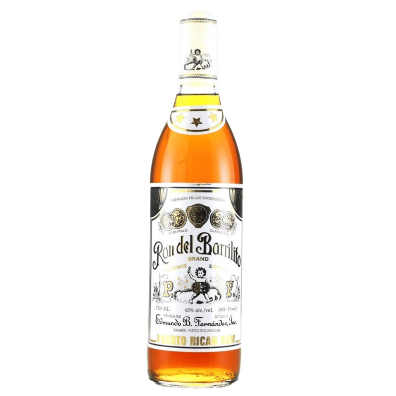 Ron Del Barrilito Aged Rum Three Stars Superior Especial - 750ML