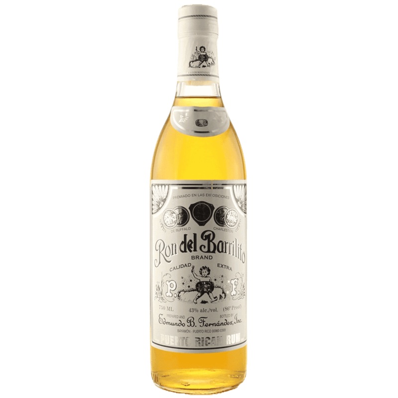 Ron Del Barrilito Aged Rum Two Stars Calidad Extra - 750ML