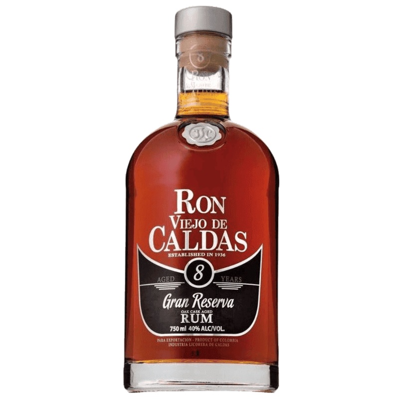 Ron Viejo De Caldas Cask Aged Rum Gran Reserva 8 Yr - 750ML